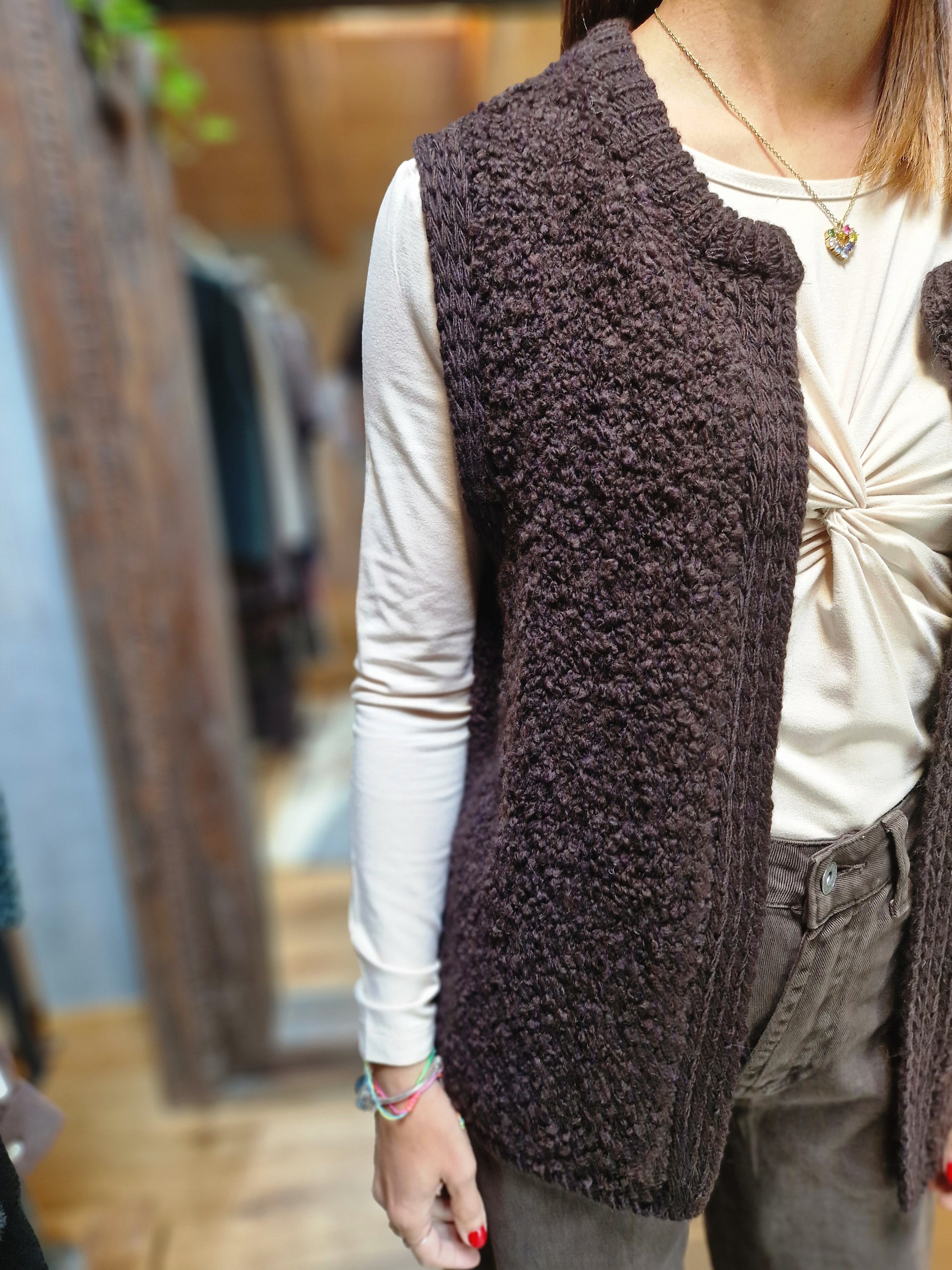 GILET BOUCLE&#39;