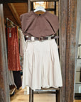 BERMUDA IN VISCOSA CON CINTURA