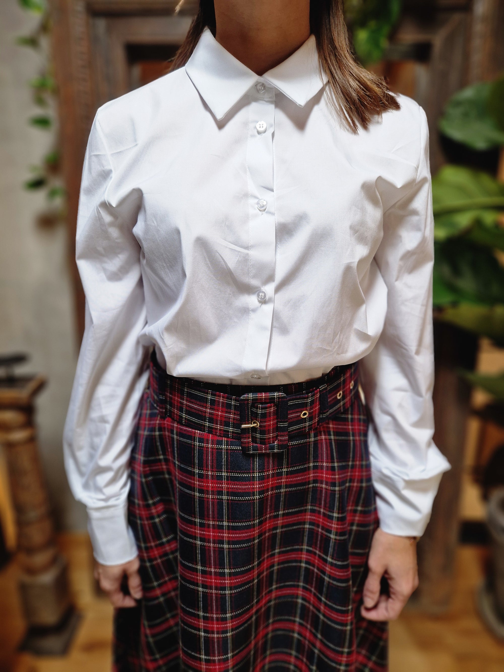CAMICIA IN COTONE CON COLLETTO