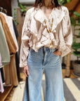 CAMICIA ROUGE CON COLLANA