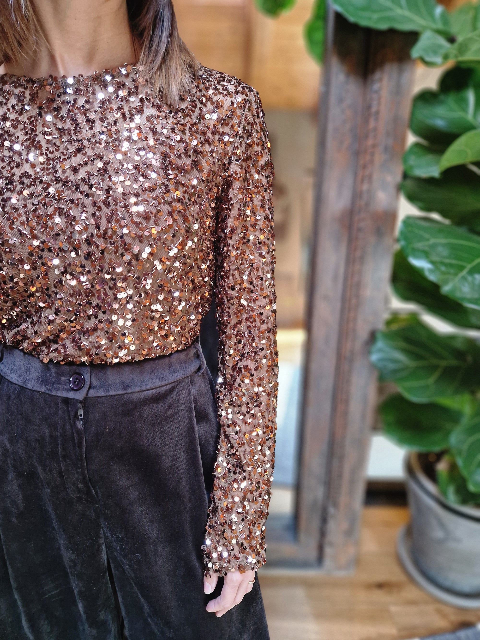MAGLIA PAILLETTES