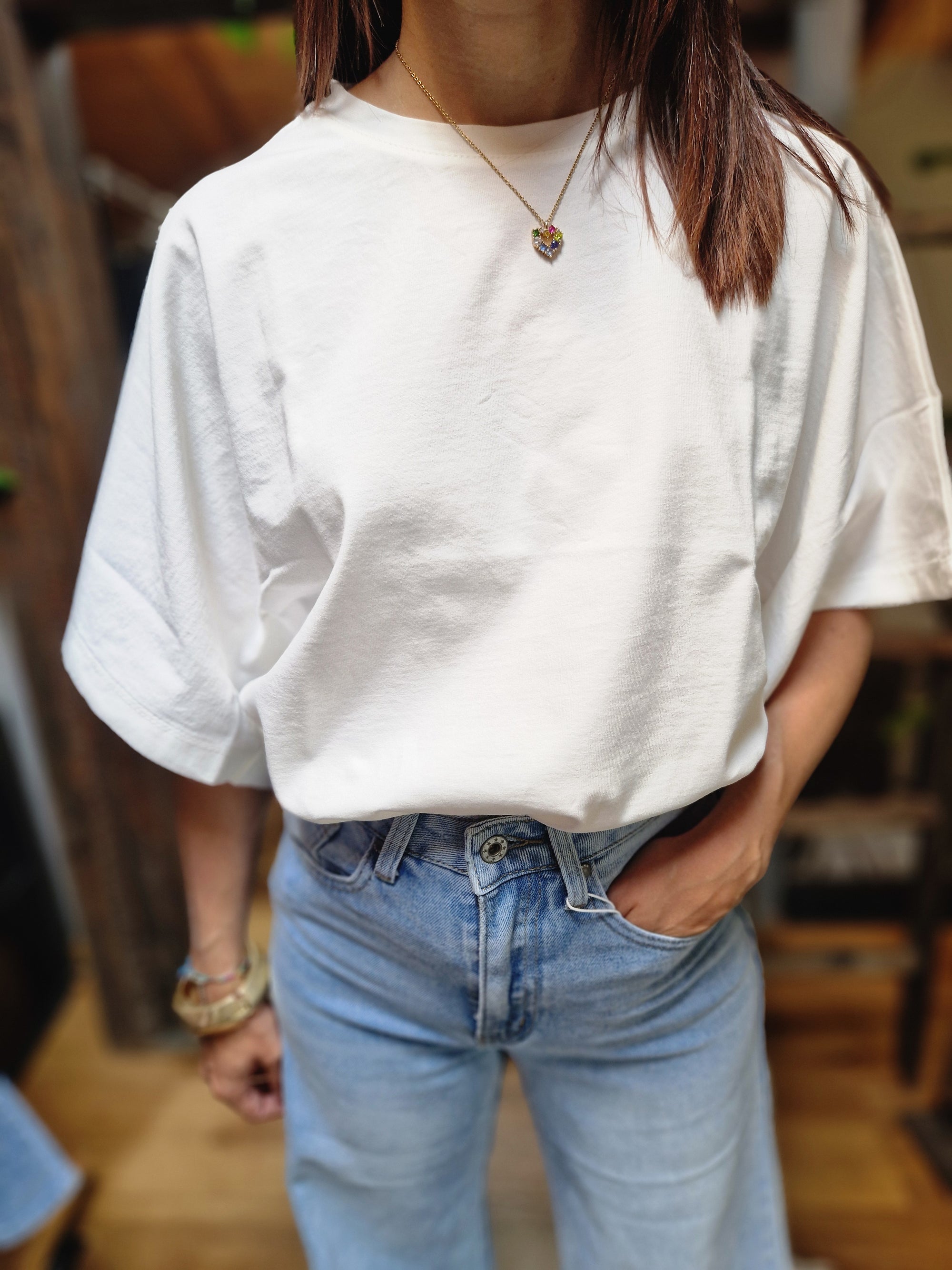 T-SHIRT MANICHE LARGHE