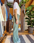 PANTALONE A GAMBA DRITTA VERDE