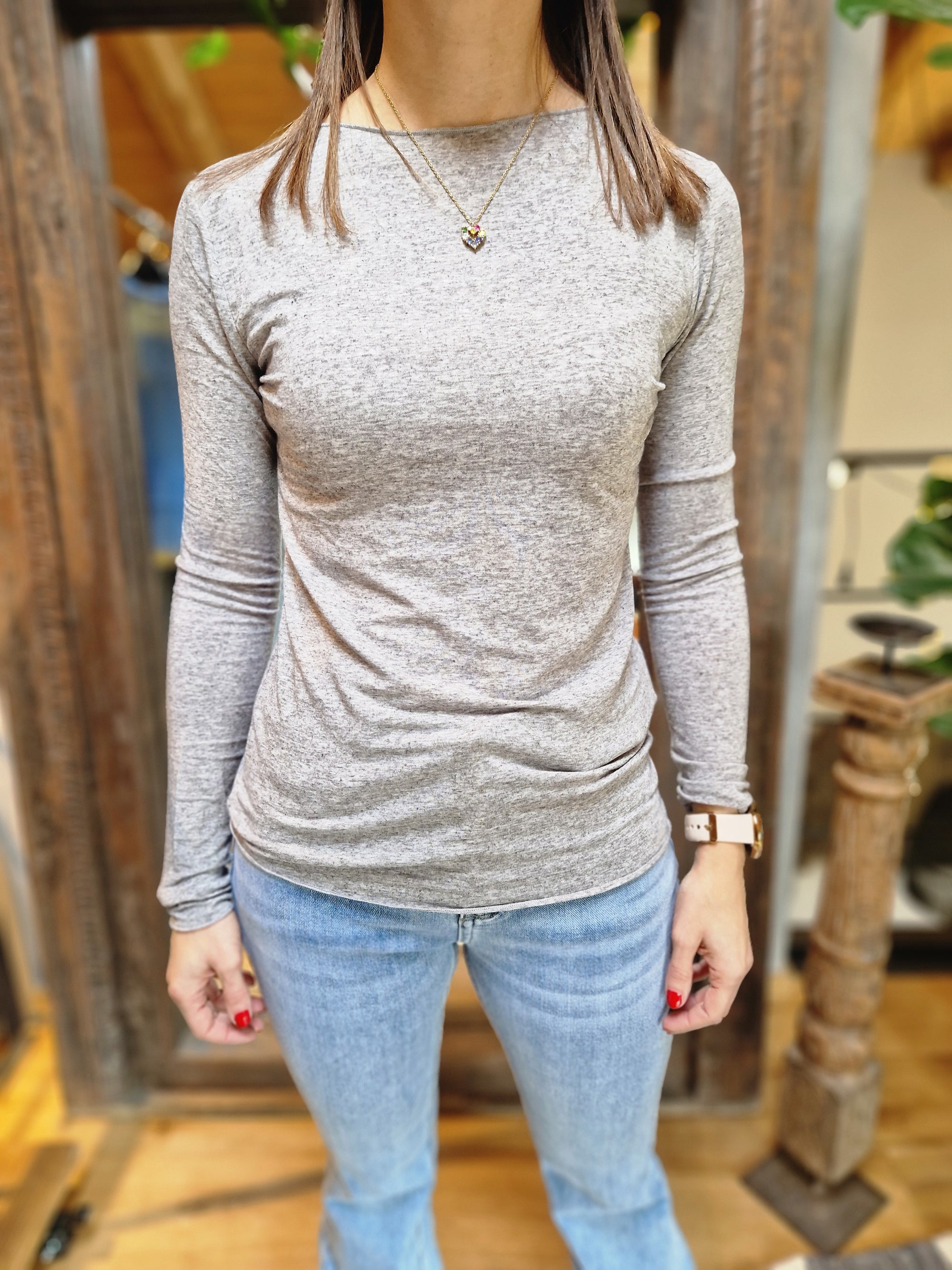 MAGLIA GIROCOLLO MANICA LUNGA