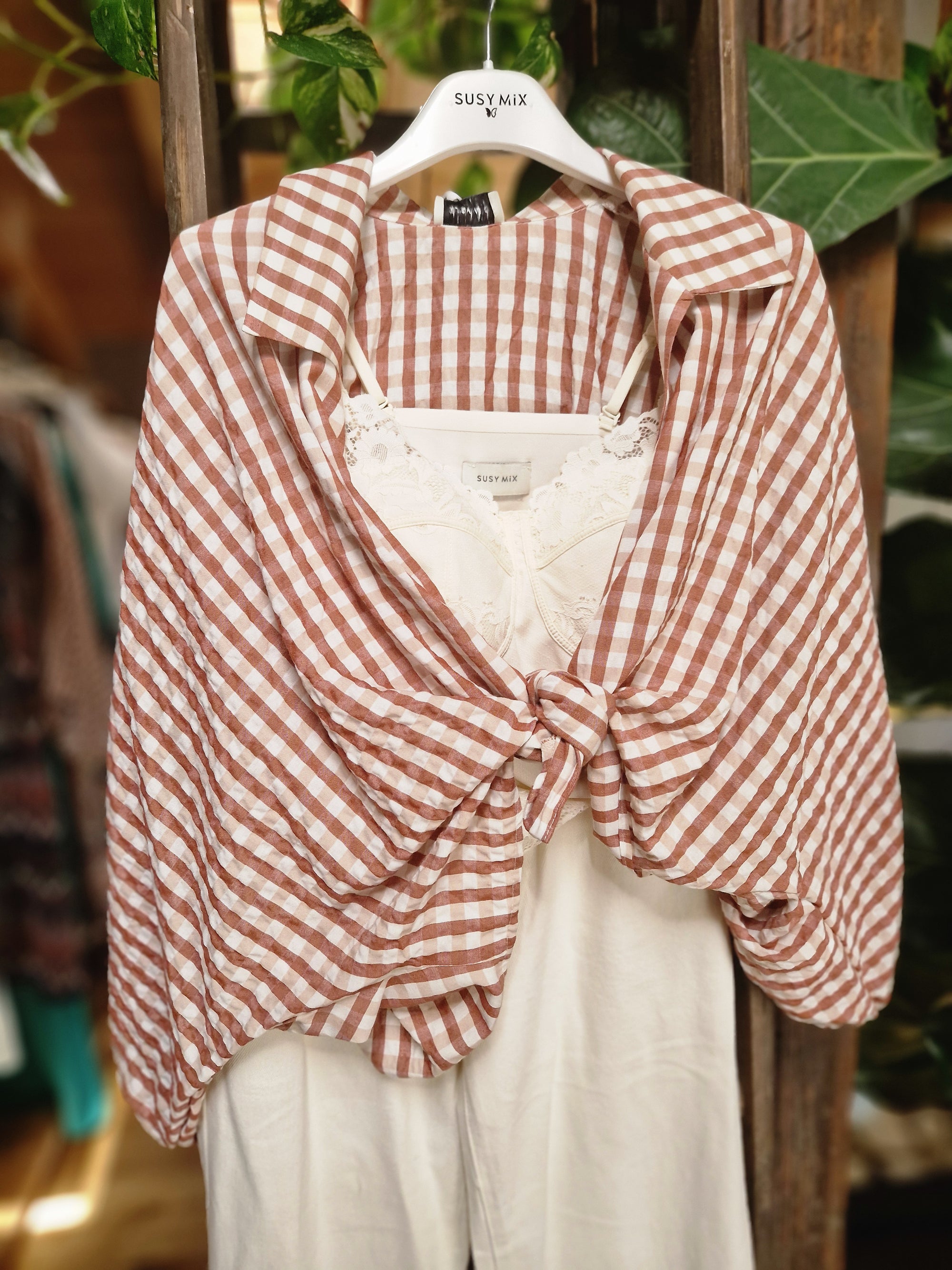 CAMICIA CHECK NODO