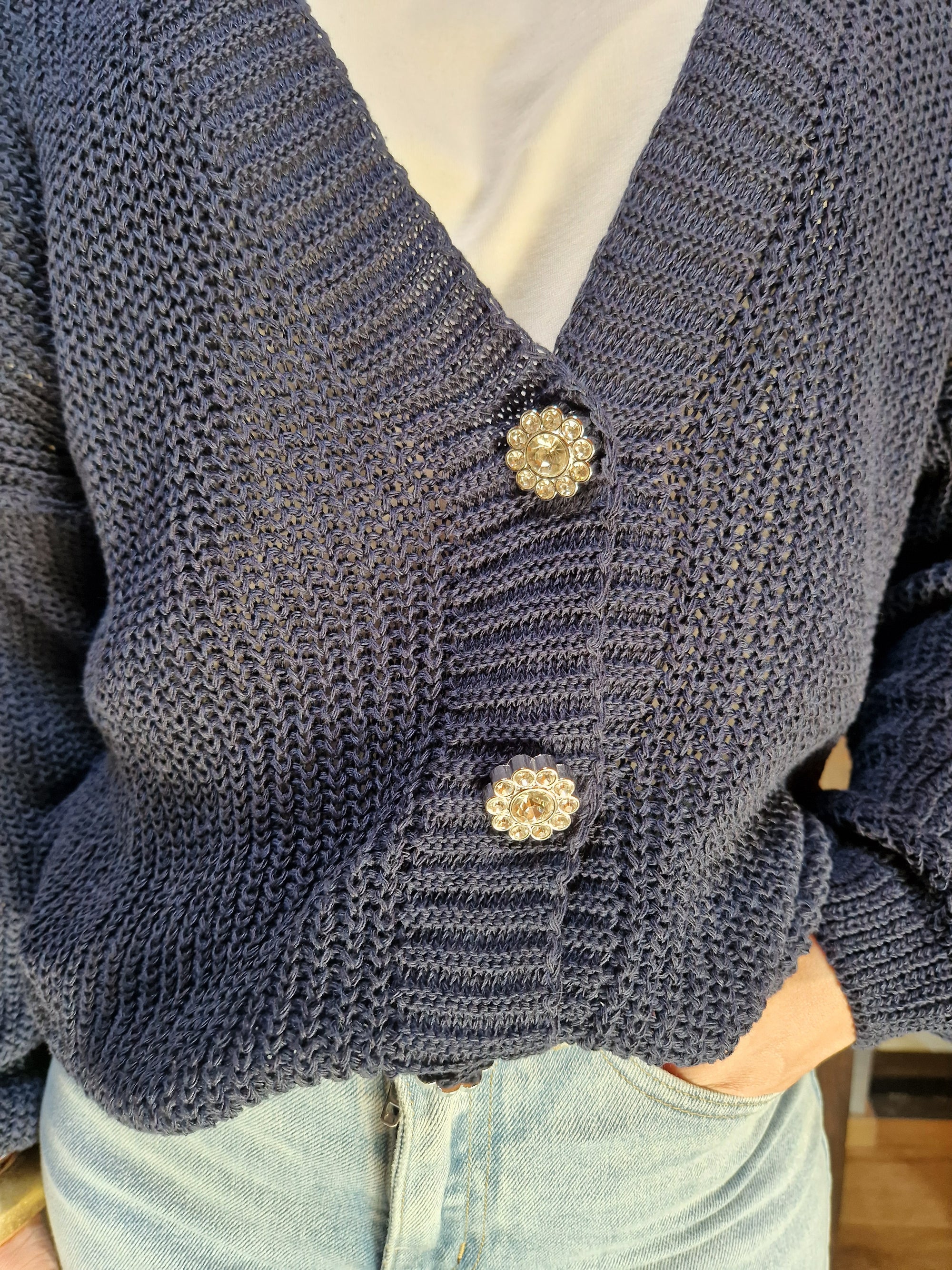 CARDIGAN BOTTONI GIOIELLO