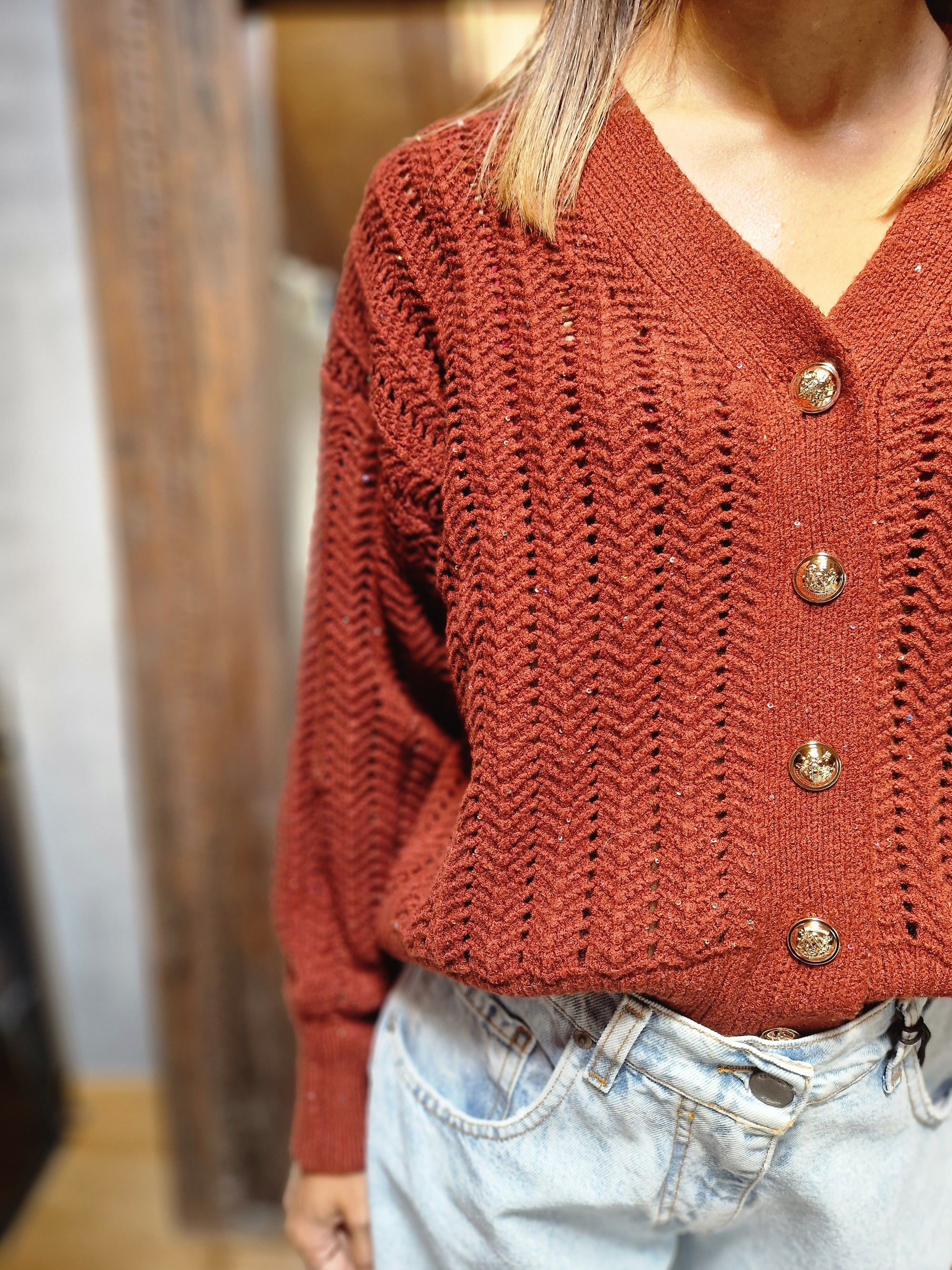 CARDIGAN PAILLETTES