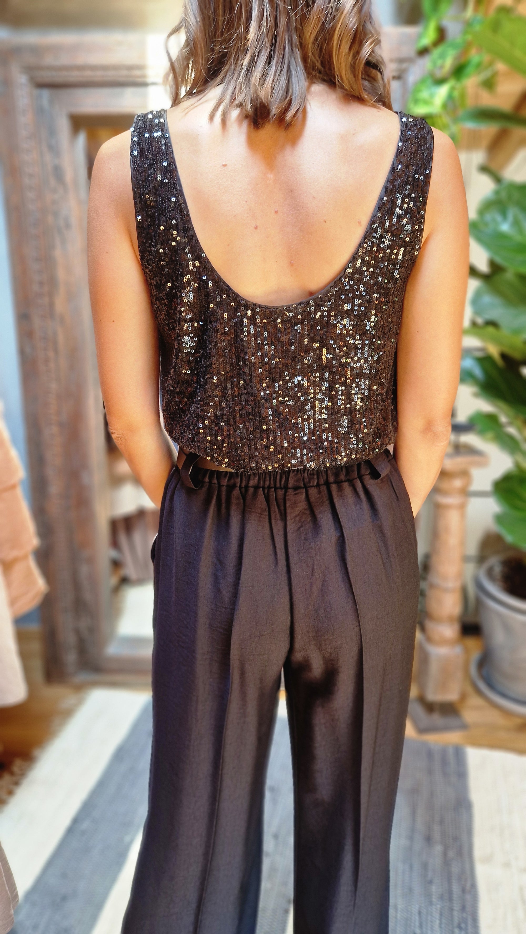 CANOTTA CON PAILLETTES