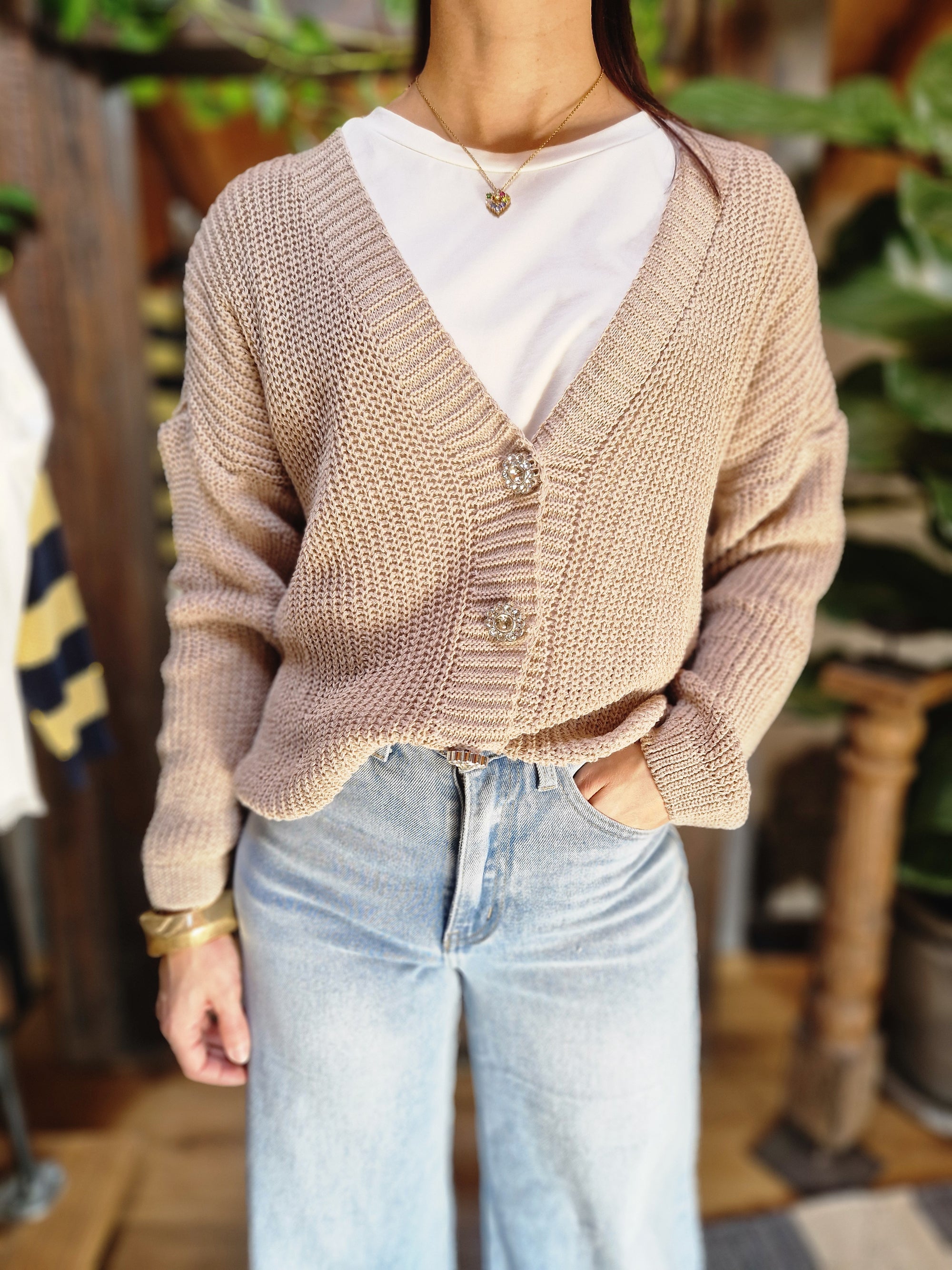 CARDIGAN BOTTONI GIOIELLO