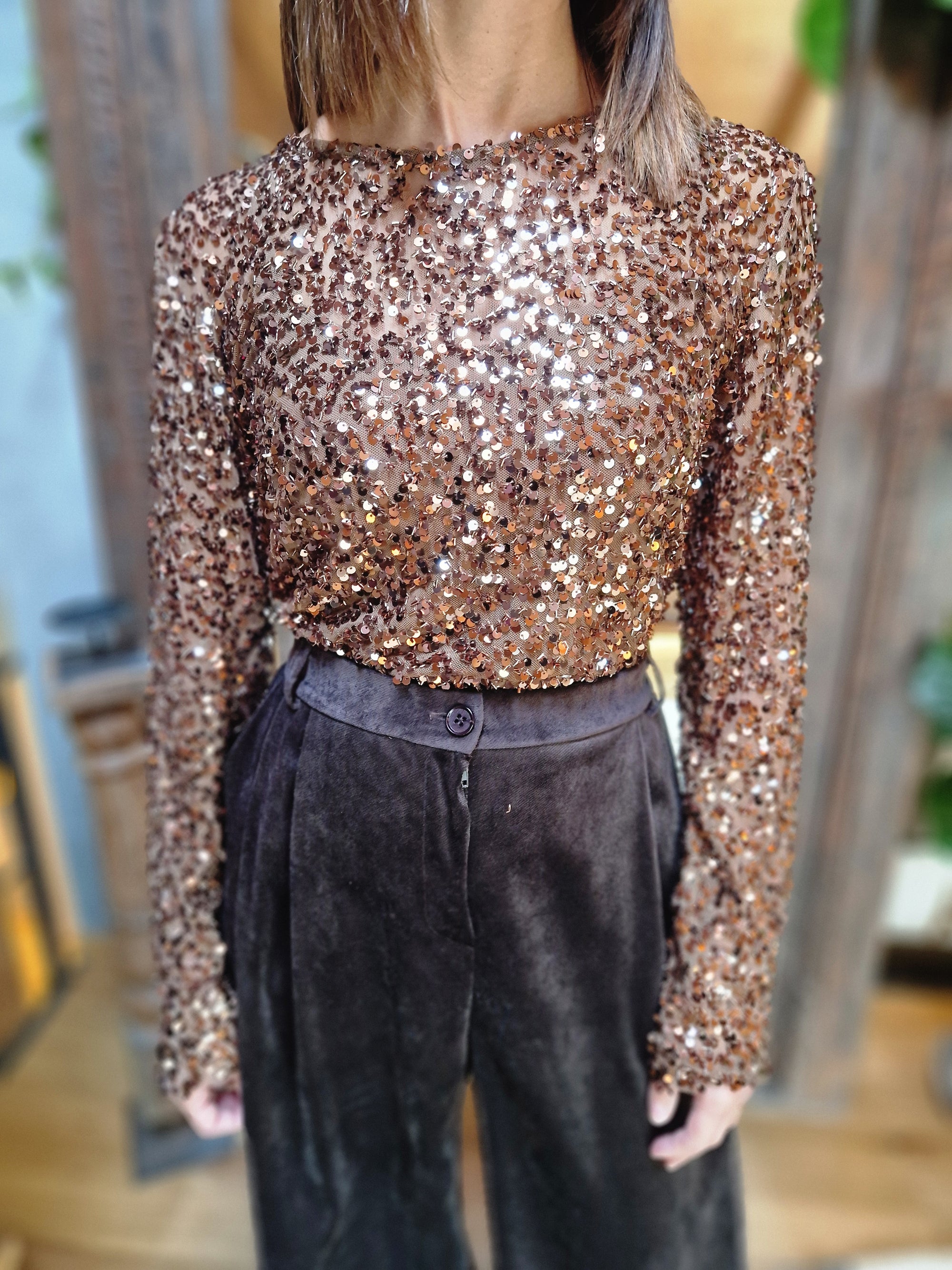 MAGLIA PAILLETTES